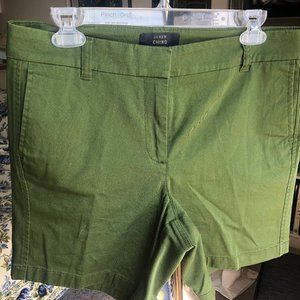 JCrew Chino Short Sz 10 Olive Green